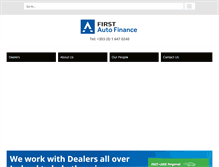 Tablet Screenshot of firstautofinance.ie